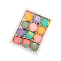 12Pcs Bath Bomb Set for Stress Relief & SPA