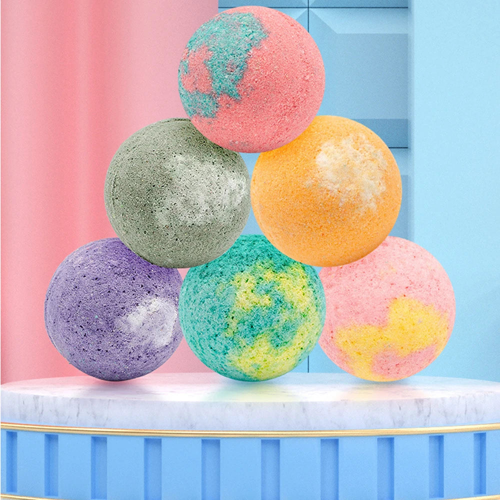 12Pcs Bath Bomb Set for Stress Relief & SPA