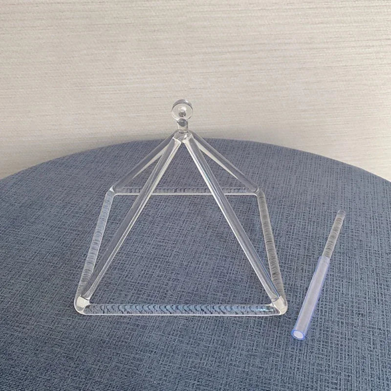 Crystal Singing Pyramid for Yoga & Meditation Sound Healing