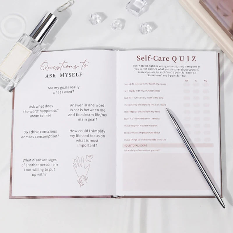 Self-Care Gratitude Journal & Daily Planner for Women
